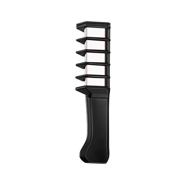 Graflsoa 5-Slot Hair Chalk Comb with Quick-Dry Formula, 12 Vibrant Colors for Temporary Hair Dye, Easy Application & Washable, Soft & Manageable Finish, No Wet Hair Needed, Compact Design