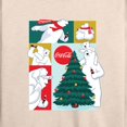 thumbnail image 3 of Coca-Cola - Christmas Tree Polar Bears - Women's Lightweight French Terry Long Sleeve Shirt, 3 of 5
