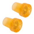 thumbnail image 4 of Remplacement 2pcs Béquille Pieds Tampons Porter Protection Résistant Pied Rond Conception 360 Degrés Rotatif Épaissie de Cannes en Caoutchouc Pieds Couvre Orange, 4 of 8