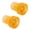 Orange, variant on Riousery 2-Piece Crutch Feet Pads Wear-Resistant Protective Round Foot Design 360-Degree Rotatable Thickened Rubber Walking Cane Feet Covers Replacement Tips, Orange (3.54 inches / 9 cm)