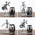 thumbnail image 3 of Guitar Pen Holder Creative Desktop Accessories Multi-Purpose Metal Pen Holder Ornaments, 3 of 7
