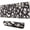 Dark Halloween Ghosts, variant on Long Mouse Pads for Desk,Dark Halloween Ghosts Skulls and Bats Desk Mats on Top Of Desks, Desk Mouse Pad Extra Large with 3mm Non-Slip Base and Stitched Edge for Gaming,Office,Work,Home 31.5"x11.8"