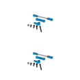 thumbnail image 4 of Vogacara 1 Juego de báscula de brazo de dirección para coches de control remoto, Material Premium, estabilidad de enlace servo pragmática decorativa Azul 2piezas Vogacara CBP204552, 4 of 6