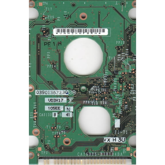 MHT2060AT, PN CA06297-B11400DL, Fujitsu 60GB IDE 2.5 PCB