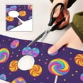 thumbnail image 6 of Yayeee Faucet Mat for Kitchen Sink 14.7" Diatomite Long Splash Guard Pad, Candy Carnival, 6 of 7