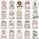 thumbnail image 2 of Gran oferta decoración de Año Nuevo 2024 Navidad decoración navideña bolsa de dulces sacos de Papá Noel regalos bolsas con cordón para niños, 2 of 4