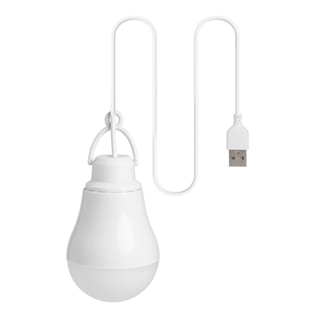 1pc portátil colgante dormitorio luz LED bombilla USB recargable mercado puesto lámpara