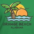 thumbnail image 3 of CafePress - Alabama Orange Beach T Shirt - Women's V-Neck Dark T-Shirt, 3 of 4