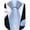 Light Blue Solid, variant on HISDERN Navy Paisley Pre-Tied Ties, Adjustable Formal Business Necktie Polyester Wedding Men Adult 3pc