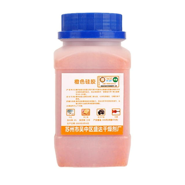 470 Gram Premium BlueOrange Indicating Silica Gel Desiccant Reusable