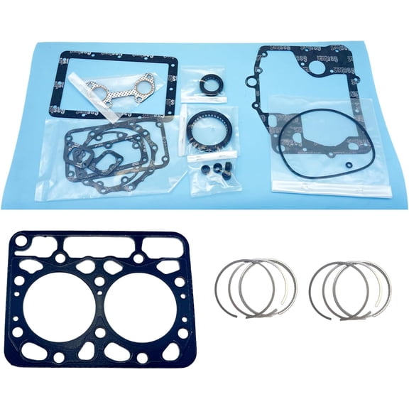 Z600 Full Gasket Kit Piston Rings For Kubota Z600 Engine ZB600 B4200 STD piston ring set