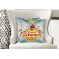 thumbnail image 4 of Ambesonne Colorful Throw Pillow Cover 2 Pack, Vintage Circus Tent, 24", Multicolor, 4 of 6