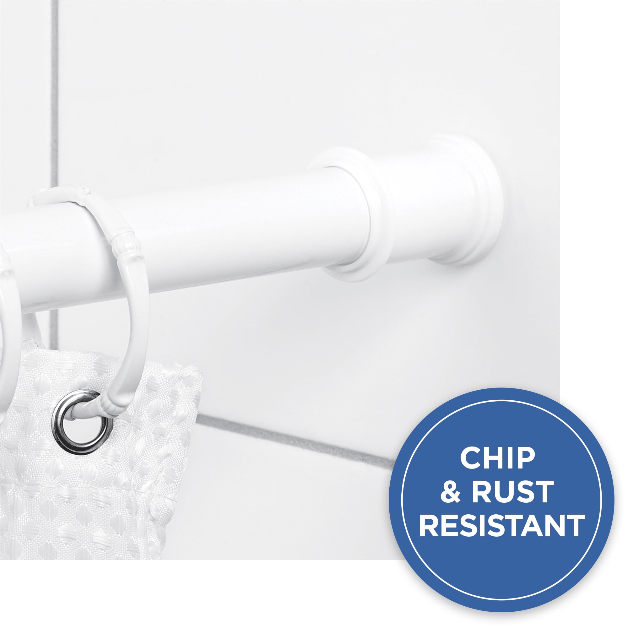 Shower curtain rod walmart discount
