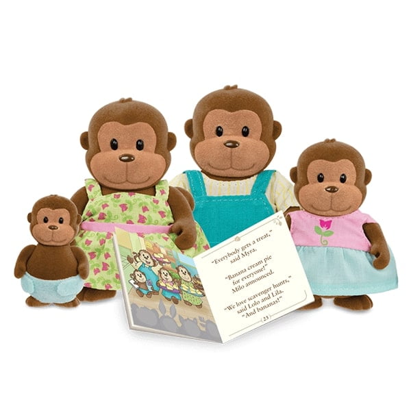 Muñecos Familia Monos