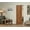 Natural Oak, variant on Towne Collection Berkshire Black Vinyl Folding Door Fits One 36" x 80" Opening