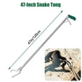 thumbnail image 2 of HOMEYA 47" Snake Tongs Heavy Duty Catcher Reptile Grabber Hook Stick Wide Jaw Handling Tool, 2 of 8