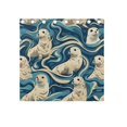 thumbnail image 4 of Sea Lion in Sea Blackout Curtains 2 Panels Set Grommet Drapes for Bedroom Living Room W55xL54, 4 of 5