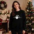 thumbnail image 6 of Christmas Sweatshirts Unisex Merry Christmas Couples Matching Outfits Long Sleeve Shirts Crewneck Pullover Winter Fleece Sweaters Xmas Funny Holiday Sweatshirt Gifts, 6 of 9
