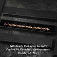 thumbnail image 4 of Metal Copper Bracelet 99.9% Pure Copper Cuban Link Design Satisfactory Gift for Men, 4 of 5