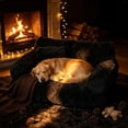 thumbnail image 4 of Pet Bed Washable Cushion, Cozy Elevated Sofa for Cats Small Dogs, Soft Cotton Cover Removable, Non Slip Base Indoor Living Room Bedroom Balcony Use, 4 of 6