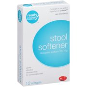 (4 pack) (4 Pack) Ready in Case Stool Softener Softgels, 12 count