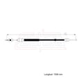 thumbnail image 2 of Cable Chicote Acelerador Compatible Con Dodge Stratus 2.0L 2.4L 1995 1996 1997 1998 1999 2000 CAHSA Cable Chicote Acelerador, 2 of 6
