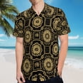 thumbnail image 5 of High Quality Hawaiian Shirts for Men Short Sleeve Aloha Beach Shirt Floral Summer Casual Button Down Shirts Blouses JNCTNQ, 5 of 7