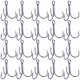 thumbnail image 1 of Ganchos Pesca Barbed TRIPLE GANZS 20 PPCS High Carbon Steel para Accesorios Salada Dulce, 1 of 9