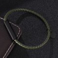 thumbnail image 1 of Pulsera con hebilla magnética de cuerda de cuero minimalista y de moda, joyería creativa, joyería láser, 1 of 5
