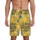thumbnail image 1 of Balery White Wine Seamless Pantalones cortos de pijama de punto de algodón para hombre con cinturilla y bolsillos-Small, 1 of 6