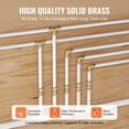 thumbnail image 3 of Brass Pipe Fittings 3/4 Inch 50PCS Heavy Duty Clamp Style Elbow Connector Adapter for Plumbing Heating Shower Outdoor Water Pipes, 3 of 6