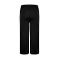 thumbnail image 5 of WERYOUNG Boys Casual Pants Elastic Waist Solid Color Wide Leg Sweatpants Toddlers Kids Lightweight Back To School Pants 4-5 Years, 5 of 7