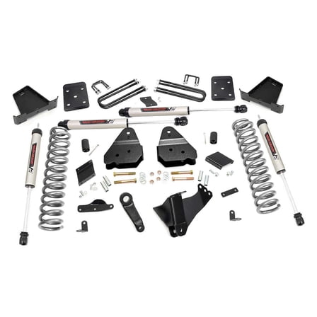 Rough Country 4.5" Lift Kit (fits) 2015-2016 Super Duty F250 ( F-250 ) Diesel w/ V2 Monotube Shocks Suspension 53470