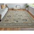 thumbnail image 2 of Feizy Corbitt Traditional Oriental, Blue/Brown/Gray, 2'6" x 8' Runner Stain Resistant Pet & Kid Friendly Handmade Classic Bordered Floor Rug for Living room Bedroom, 2 of 8