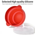 thumbnail image 3 of Microwaveable Silicone Popcorn Popper,Collapsible Microwave Popcorn Maker Bowl, No Oil Required, Use In Microwave, Oven-Safe Dishwasher Safe (Red), 3 of 8