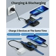 thumbnail image 2 of Portable Wireless Charger Compatible Apple Watch,5000mah Keychain Power Bank Magnetic With Built In Cable, 2 of 3