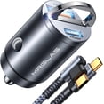 thumbnail image 1 of Cargador de coche MRGLAS de carga rápida de 90 W para iPhone 16 con tipo C, 1 of 8