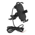 thumbnail image 2 of Soporte de teléfono para motocicleta, soporte de teléfono para motocicleta a prueba de agua IP66 con carga rápida USB QC3.0 para bicicletaLandVehicles Fyydes Descripción de la referencia, 2 of 6
