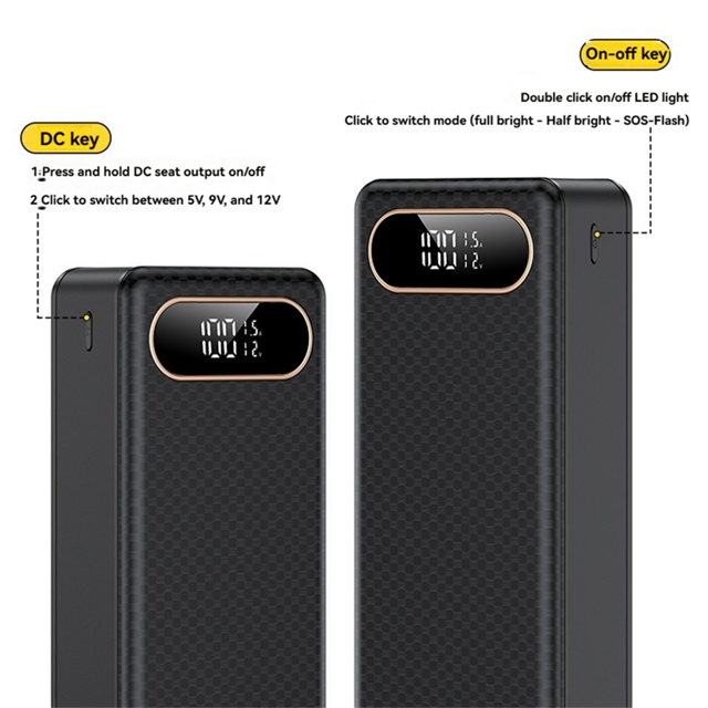 18650 Battery Power Bank Case QC3.0 15W PD Quick Charge 21x18650 Battery Storage Box 15W Wireless Charge Shell Black,1 x 21 sections of mobile power supply kit (battery not included),Black