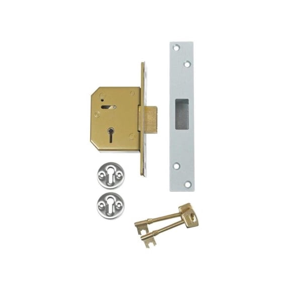 UNION - 3G115 C Series 5 Lever Deadlock 67mm 2.5in Satin Chrome
