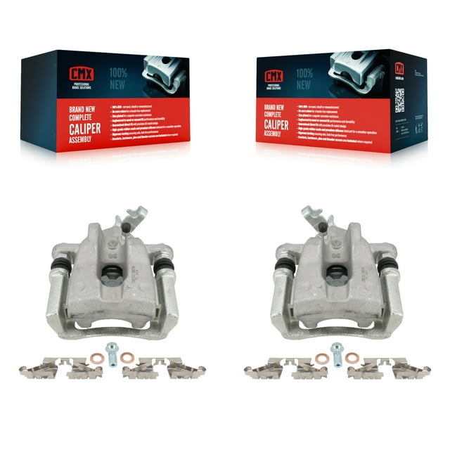 CMX Rear Disc Brake Caliper Assembly Left Right Side (Driver Passenger) Kit for Car Toyota Corolla Matrix Pontiac Vibe KBC-100376
