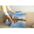 thumbnail image 2 of Ambesonne Colorful Throw Pillow Cover 2 Pack, Rainbow over Mountain, 20", Multicolor, 2 of 7