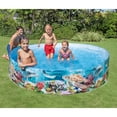 thumbnail image 4 of Intex SnapSet Kiddie 8 x 8' Instant Swimming Pool, Deep Sea Blue (2 Pack), 4 of 5