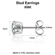 Stud Earrings for Women Hypoallergenic Earrings Set 12 Pairs Value Packaging