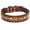 Brown, variant on Fashion Rivet Studded Dog Collar Soft PU Leather Adjustable for Medium Large Breeds