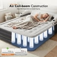 thumbnail image 5 of Honeydrill Queen Size 15" Air Mattress with Headboard, Airbed Inflatable Couch with Pump, 5 of 7