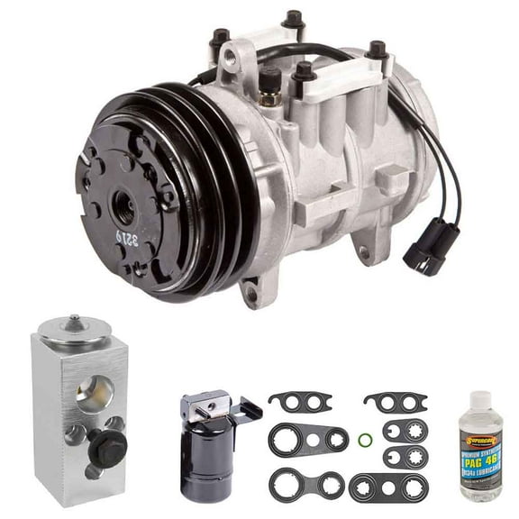 For Dodge D100 D150 D250 D350 W100 W150 OEM AC Compressor w/ A/C Repair Kit - BuyAutoParts