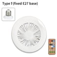 thumbnail image 1 of Compact E27 Ceiling Fan Light with Remote Control for Efficient Air Circulation, 1 of 12