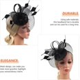 thumbnail image 4 of White Fascinator Fashion Headbands Fascinators Hat Flower Mesh Ribbons, 4 of 5