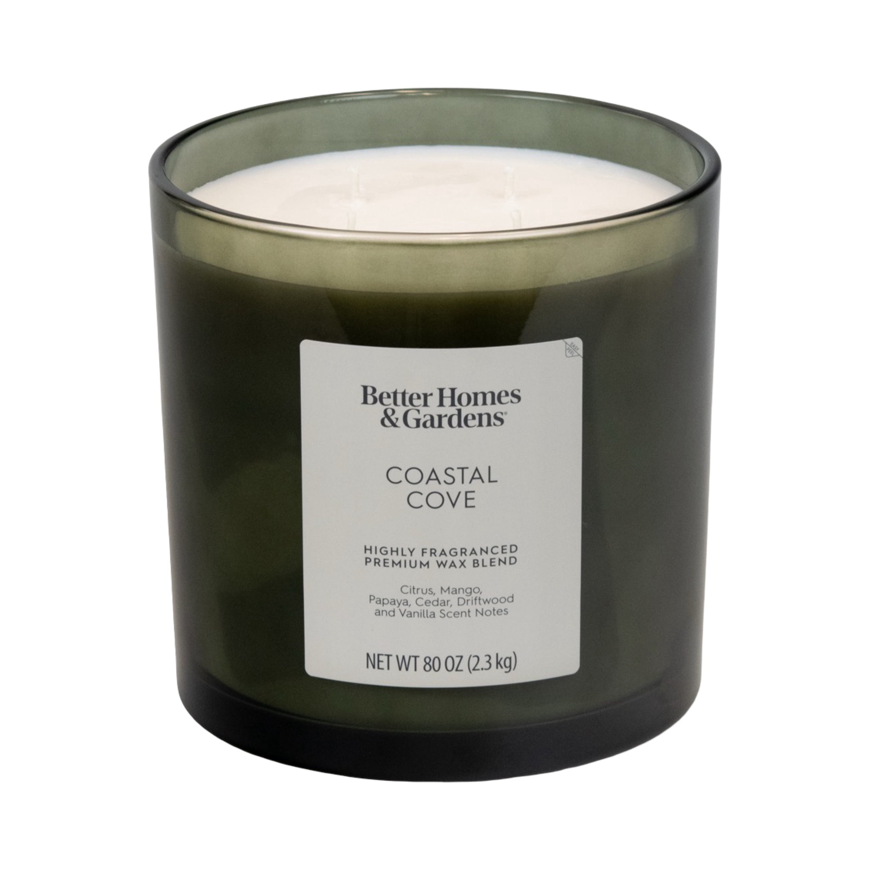 Better Homes & Gardens Coastal Cove Scented 4-Wick Large Oversized Jar Candle 80oz.